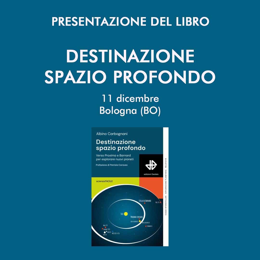 Presentazione del libro Destinazione spazio profondo a Bologna