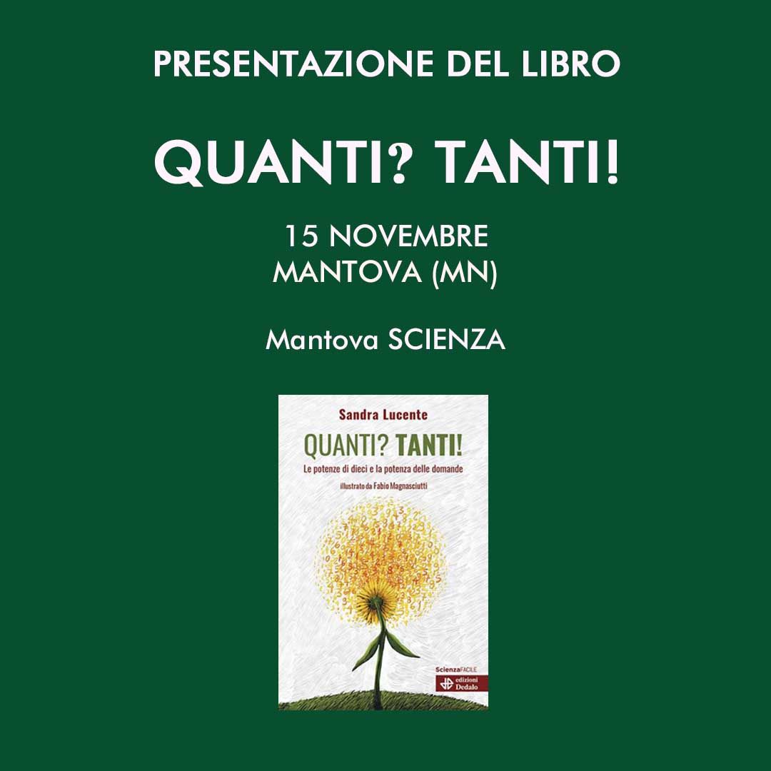 Presentazione del libro Quanti? Tanti! a Mantova