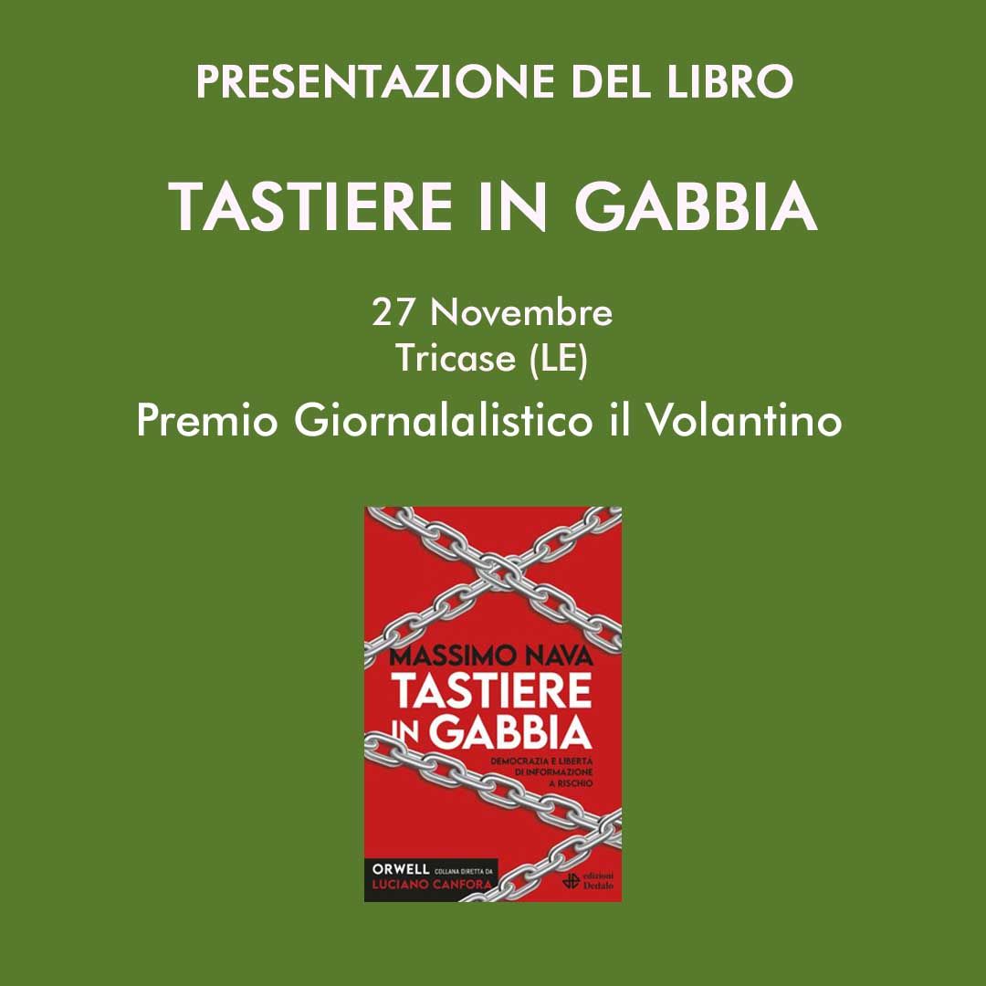 Presentazione del libro Tastiere in Gabbia a Tricase