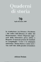 Quaderni di storia 70/2009
