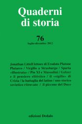 Quaderni di storia 76/2012