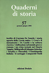 Quaderni di storia 57/2003