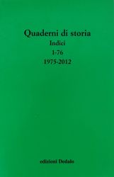 Quaderni di storia - indici 1/76