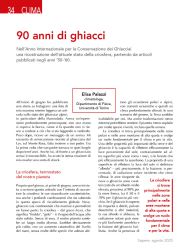 90 anni di ghiacci