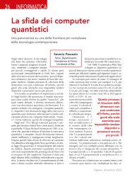La sfida dei computer quantistici