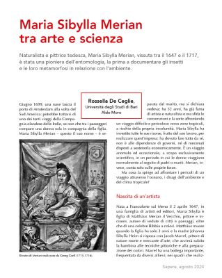 Maria Sibylla Merian tra arte e scienza