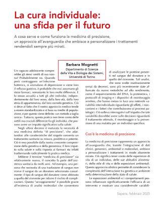 La cura individuale: una sfida per il futuro