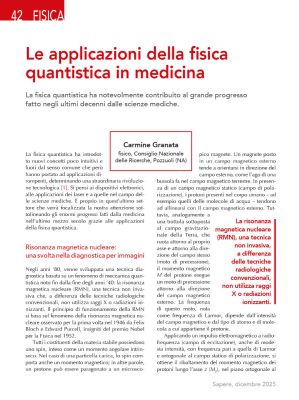 Le applicazioni della fisica quantistica in medicina