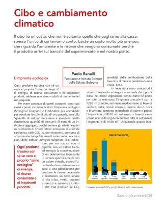 Cibo e cambiamento climatico